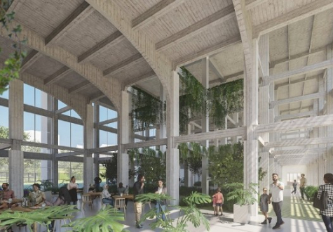 Végétalisation d'un musée La Cité des Imaginaires à Nantes