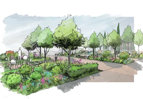 Focus projet : rénovation du parvis Aushopping Semécourt (57)