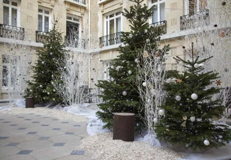 Réalisation de décor de Noël