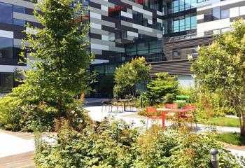 terrasse végétalisée d'entreprise