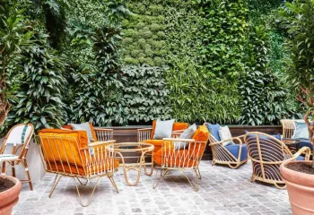 mur végétaux de terrasse